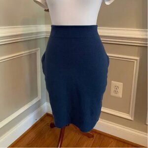 Style New York Bodycon Blue Pencil Skirt Size Medium